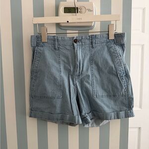 Gap Blue Striped Women's Shorts